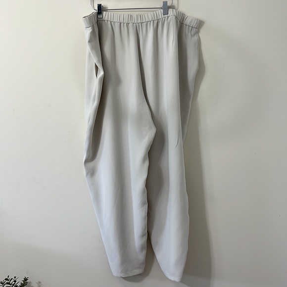 Eileen Fisher System Silk Georgette Crepe Slouchy Ankle Length Pants Size 2X - Picture 7 of 8